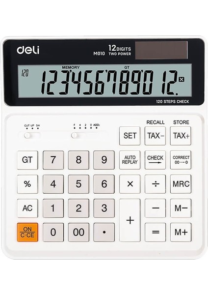 Hesap Makinesi Smart 12 Hane Beyaz M01010