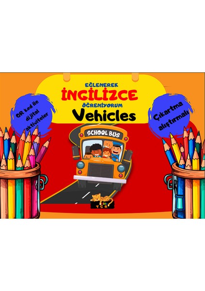 Eğlenerek İngilizce Öğreniyorum Serisi Vehicles