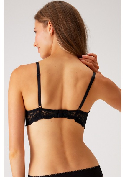 6215 Rome Balenli Soft Push Up Dantelli Sütyen