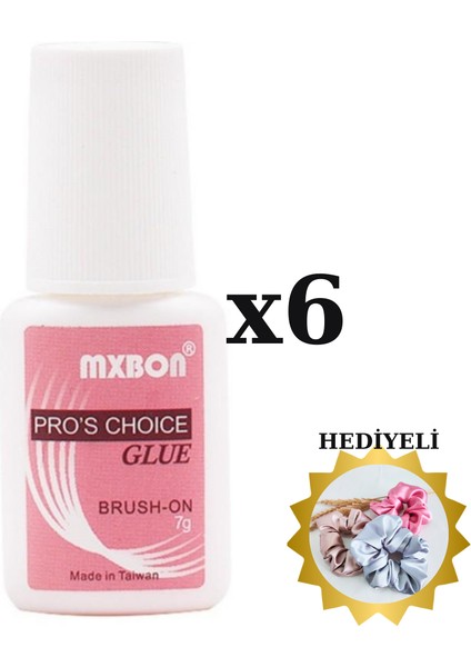 Fırçalı Protez Tırnak Tips Yapıştırıcı Glue 7 G (6 Adet)