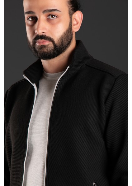 Erkek Siyah Fitilli Hırka fiyatları