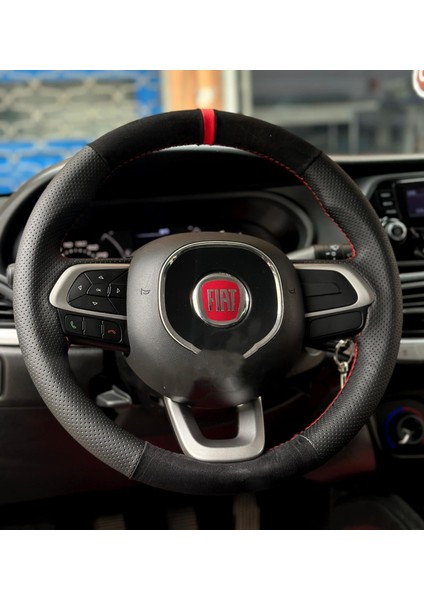 Fiat Egea 2015-2020 Araca Özel Direksiyon Kılıfı (Aracınızın Direksiyonuyla Teyit Ediniz)