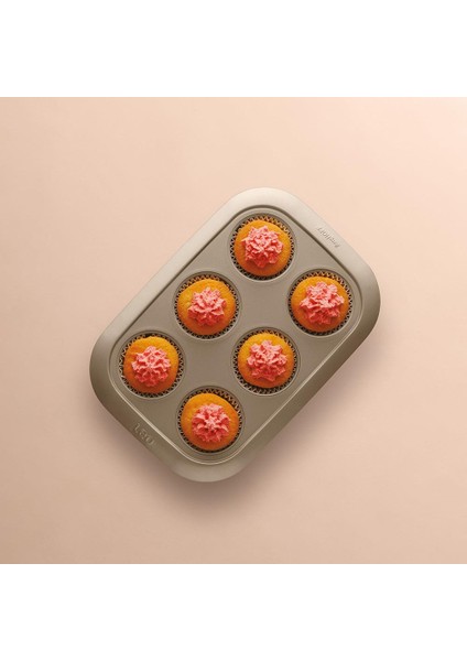 Leo Balance Karbon Çeliği 6 Lı Muffin Fırın Tepsisi fiyatları