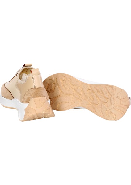 Hafif Ve Rahat Tabanlı Günlük Şık Ve Spor Kadın Slip-On Ayakkabı Taş Detaylı Fv428Fv
