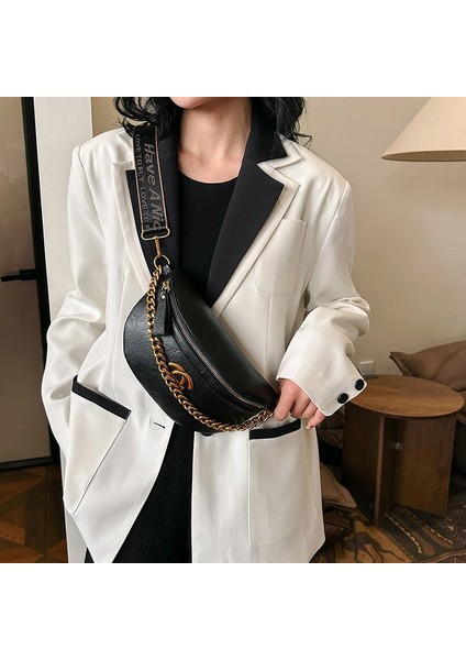 Pu Omuz Çantası Zincir Crossbody Çanta Bel Çantası (Yurt Dışından) fiyatları