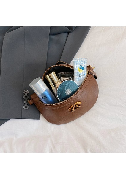 Pu Omuz Çantası Zincir Crossbody Çanta Bel Çantası (Yurt Dışından) fiyatları