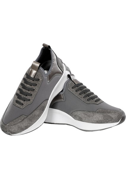 Hafif Ve Rahat Tabanlı Günlük Şık Ve Spor Kadın Slip-On Ayakkabı Taş Detaylı Fv428Fv fırsatları