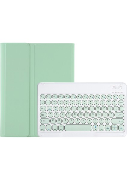 Klavye + Kılıf Samsung Galaxy Tab S6 Lite 10.4 Inç SM-P610 / SM-P615 Lite 10.4 Açık Yeşil (Yurt Dışından)