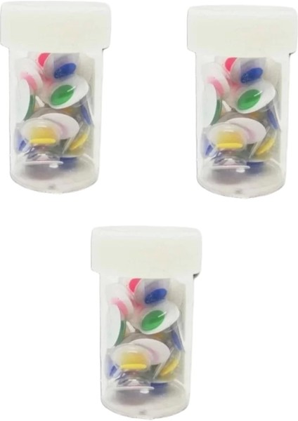 Oynar Göz 12 mm Renkli ( 3 Kutu )