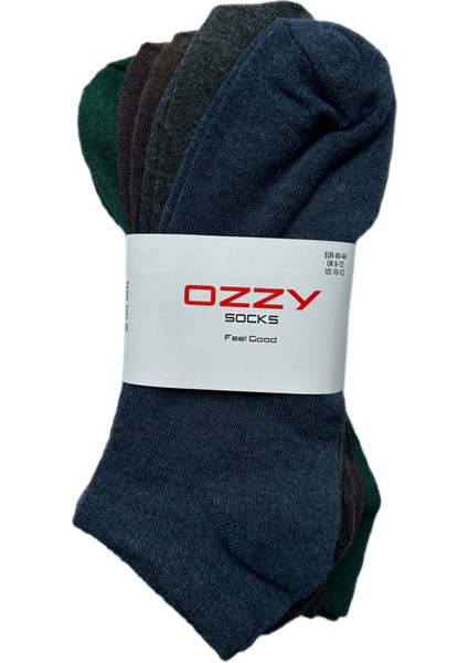 Ozzy Socks 12 Çift Ekonomik Pamuklu Erkek Patik