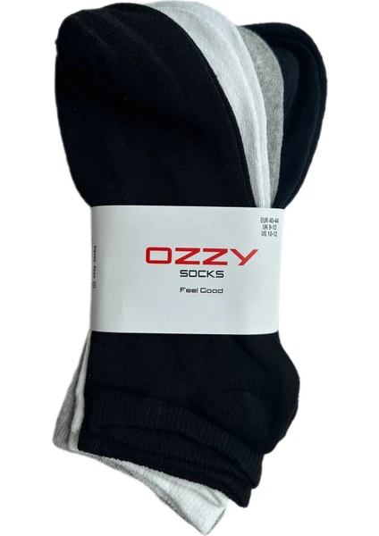 Ozzy Socks 8 Çift Ekonomik Pamuklu  Erkek Patik