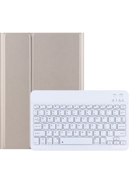 Lenovo Tab M10 3. Nesil Altın Için Bluetooth Klavye Kılıfı (Yurt Dışından)