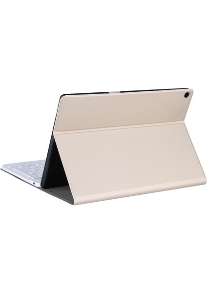 Lenovo Tab M10 3. Nesil Altın Için Bluetooth Klavye Kılıfı (Yurt Dışından)
