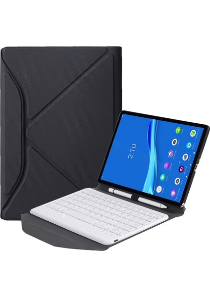 Lenovo Smart Tab M10 Hpd Plus TB-X606F 10,3 Inç Siyah Beyaz Kılıf (Yurt Dışından)