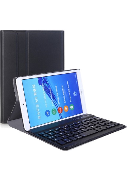 Huawei Mediapad M5 Siyah Için A0M5 Klavye + Pu Kılıf (Yurt Dışından)