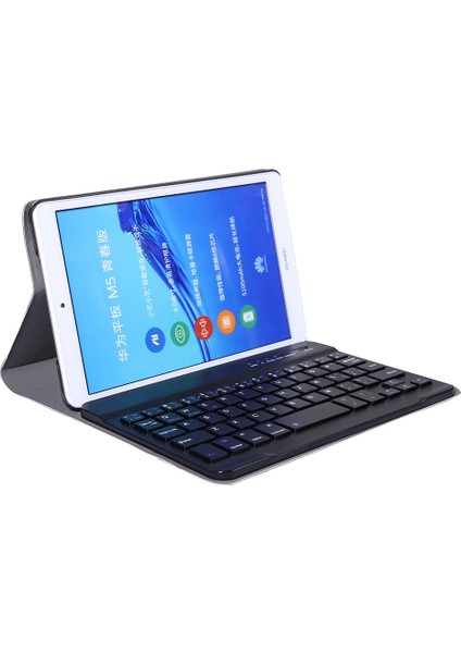 Huawei Mediapad M5 Siyah Için A0M5 Klavye + Pu Kılıf (Yurt Dışından)