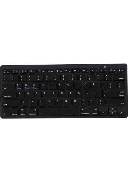 X5 Wiress Mini Klavye Siyah (Yurt Dışından)