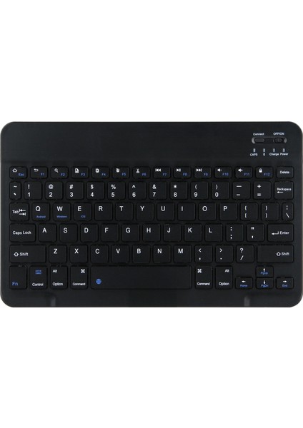 DY-E10 Bluetooth Klavye Koruyucu Deri Kılıf Mavi (Yurt Dışından)