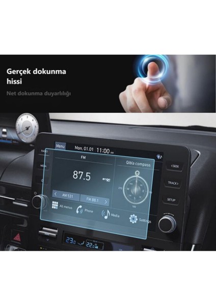 Hyundai Staria 8 Inç Multimedya Ekran Koruyucu Nano Şeffaf fırsatları