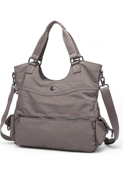 Metalik Kumaş Omuz Çantası BC 3221 - Vizon fiyatları