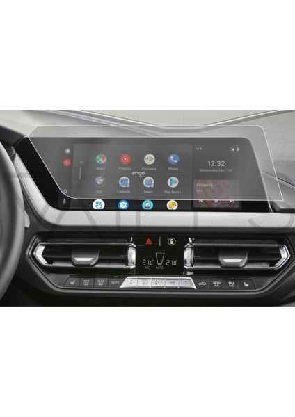 Bmw 218I 10.25 Inç Mat Multimedya Ekran Koruyucu Şeffaf