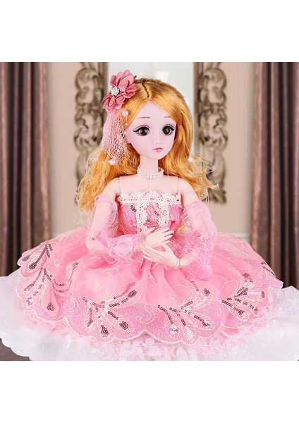 60CM Büyük Boy Maşalı Barbie Bebek Seti (Yurt Dışından)