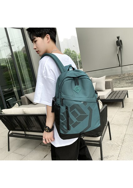Lise Öğrencisi Okul Çantası Erkek Ins Modaya Uygun Havalı Basit Bilgisayar Sırt Çantası (Yurt Dışından) fiyatları