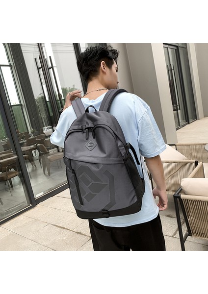 Lise Öğrencisi Okul Çantası Erkek Ins Modaya Uygun Havalı Basit Bilgisayar Sırt Çantası (Yurt Dışından) fiyatları