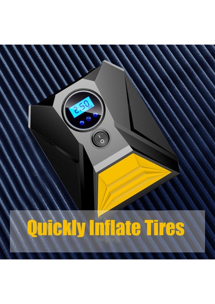 Işaretçi Stili 12V Araba Hava Kompresörü Pompası Elektrikli Lastik Şişme Taşınabilir Dijital Oto Lastik Şişirme Araba Motosiklet Için LED Işık Lastik Pompası (Yurt Dışından) modelleri