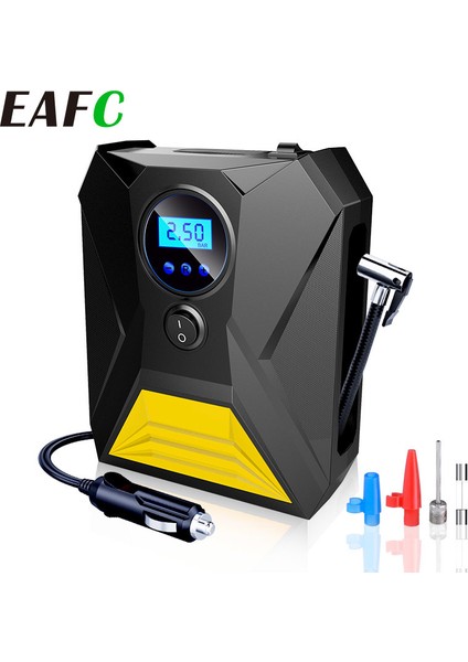 Işaretçi Stili 12V Araba Hava Kompresörü Pompası Elektrikli Lastik Şişme Taşınabilir Dijital Oto Lastik Şişirme Araba Motosiklet Için LED Işık Lastik Pompası (Yurt Dışından) indirimleri