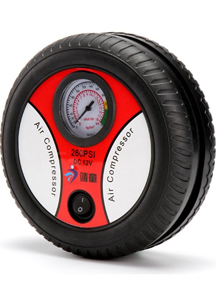 Gösteri Olarak Araba Lastiği Hava Pompası 12V Mini Ev Kompakt ve Taşınabilir Kullanımı Kolay Lastikleri Şişirmek Için Ideal (540 Motor) (Yurt Dışından)