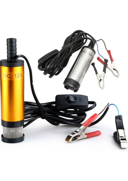 Siyah Dc 12V Elektrikli Dalgıç Pompa Dizel Yağ Suyu Yakıt Transferi Pompalamak Için Metal Gövde 38MM Çap Anahtarı Onoff (Yurt Dışından) fiyatları