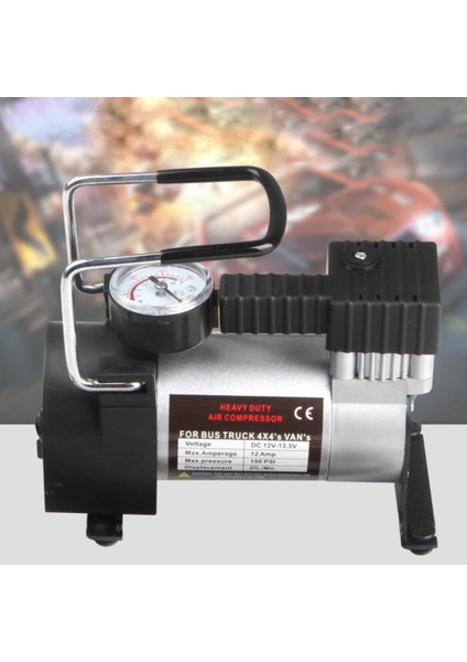 12V I Ağır Hizmet Tipi Taşınabilir Metal Hava Kompresörü Araba Lastiği Inflatw Araba Lastik Pompası Oto Araba Motosiklet Bisiklet Çarpma Aracı (Yurt Dışından) fiyatları