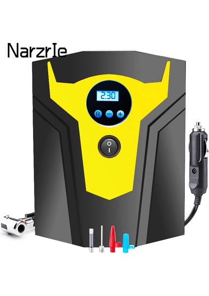 Işaretçi Stili Araba Lastik Şişirme Kompresörü Araba Hava Pompası Dc 12V Lastik Şişirme Mini Taşınabilir Elektrikli Infladors Dijital LED Işık (Yurt Dışından) indirimleri