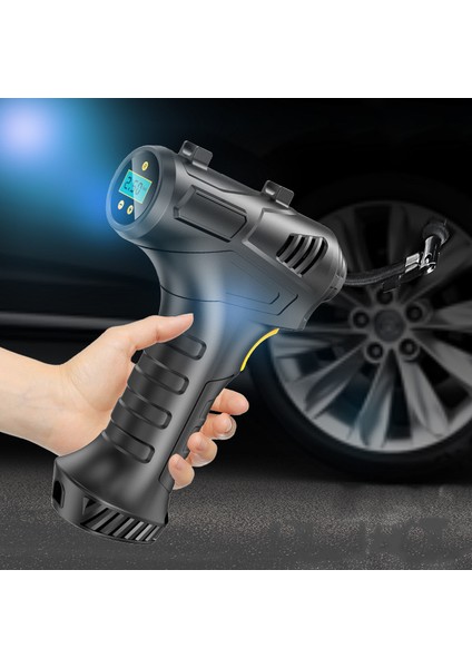 Kablolu Araba Hava Kompresörü Wirelesswired Şişme Pompa Taşınabilir Hava Pompası Araba Lastik Şişirme Dijital 120W Araba Bisiklet Motosiklet Topları Için (Yurt Dışından) modelleri