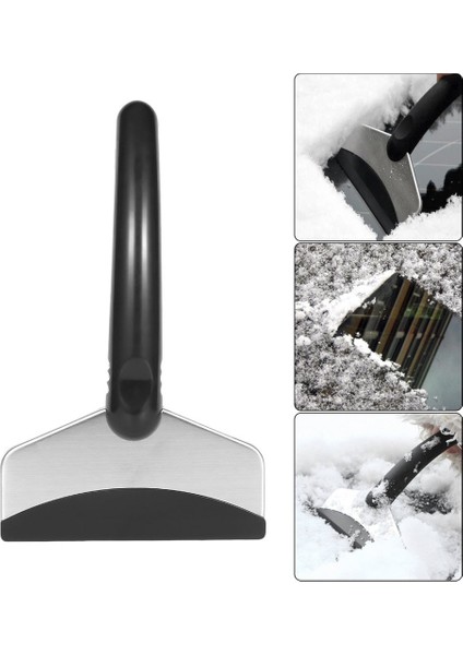 Kar Temizleme Küreği Mini Otomatik Kar Temizleme Sökücü Ön Cam Küreği El Buz Kazıyıcı Kar Fırçası Kazıyıcı Araba Buz Kazıyıcı (Yurt Dışından)
