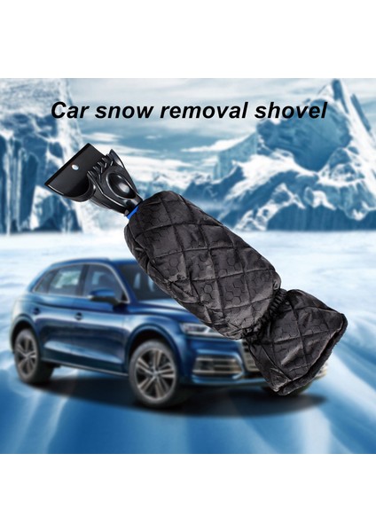 Eldiven Stili ile Kırmızı Araba Kar Temizleme Kürek Buz Kazıyıcı Kar Küreği Ön Cam Otomatik Buz Çözme Arabası Kış Kar Temizleme Temizleme Aracı Sıcak Eldivenler (Yurt Dışından) fiyatları