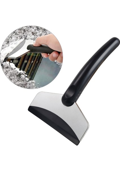 No.2 Tarzı Araba Ön Camı Buz Kazıyıcı Cam Kar Fırçası Uzatılabilir Paslanmaz Çelik Kar Sökücü Temizleyici Aracı Süpürge Yıkama Aksesuarları (Yurt Dışından)