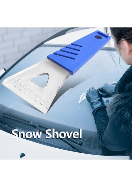 Araba Ön Cam Buz Kazıyıcı Otomatik Kış Kar Temizleme Aracı Silecek Araba Styling Etiketler Aksesuarları Şeffaf Kauçuk Bıçaklı (Yurt Dışından)