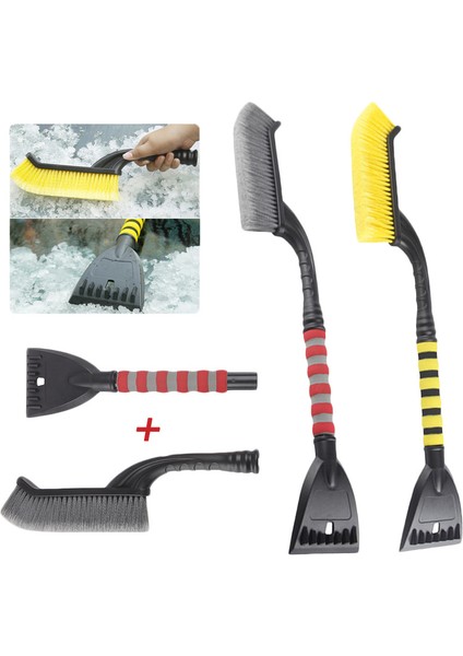 No.1 Tarzı Ayrılabilir 2 Düşük Kürek Araba Ön Camı Kış Kar Süpürme Uzatılabilir Kolu Oto Vücut Buz Kazıyıcı Temizleme Fırçası Araçları (Yurt Dışından) fiyatları