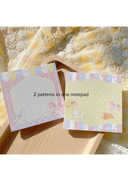 B Tarzı 50 Sayfa Güzel Eğlence Parkı Bloknot Kız El Hesabı Günlüğü Dıy Kolaj Dekoratif Malzeme Kağıt Not Defteri Kawaii Kırtasiye (Yurt Dışından)