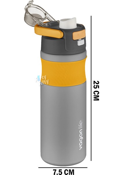 580 ml Çelik Termos Pipetli/pipetsiz(Rahat Içim) Kaydırmaz GÖVDE-FFVGN033580ML