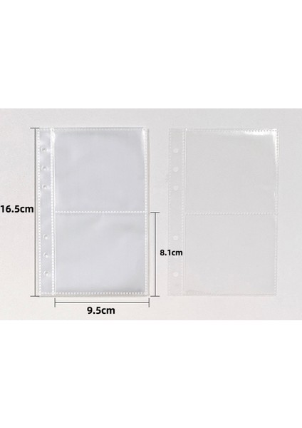 Siyah Stil A5 A6 A7 A8 Beyaz Bağlayıcı Fotoğraf Kartı Koleksiyonu Kitap Kartpostal Organizatör Günlüğü Dizüstü Okul Kırtasiye (Yurt Dışından)
