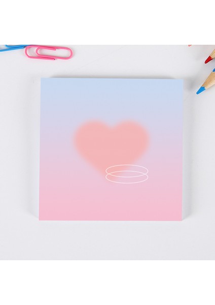 F Tarzı 50 Sheetsbook Degrade Renk Yapışkan Notlar Planlayıcısı Defter Karalama Defteri Tasarım Malzemeleri Öğrenci Okul Ofis Kırtasiye Malzemeleri (Yurt Dışından)