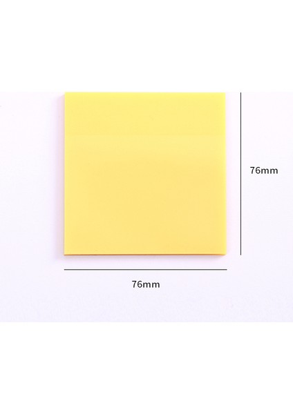 Sarı Stil 50 Sayfa Su Geçirmez Şeffaf Yapışkan Notlar Bloknot Yayınlandı It Planlayıcısı Etiket Not Defteri Öğrenciler Kırtasiye Okul Malzemeleri (Yurt Dışından)