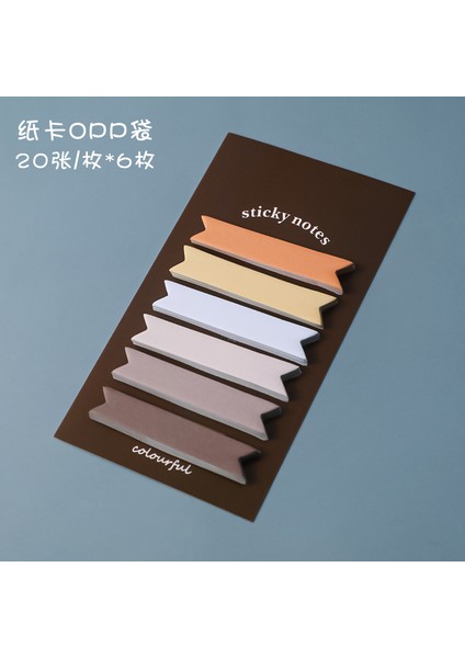 Bir Stil Lolo Morandi Renkli Yapışkan Notlar Bloknot Kendinden Yapışkanlı Yer Imi Defter Cuadernos Y Libretas Okul Ofis Kırtasiye Malzemeleri (Yurt Dışından)