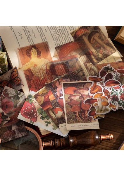 No.2 Tarzı Vintage Koleksiyonu Peri Masalı Hayvan Bitkiler Deco Kırtasiye Scrapbooking Kağıt Günlük Tutma Dıy Retro Kolaj Malzemeleri Kağıt (Yurt Dışından)