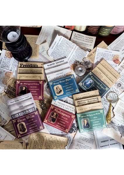 Züppe Tarzı 3 Adetgrup Bloknot Yapışkan Wenhao Kütüphane Günlüğü Scrapbooking Çıkartmaları Ofis Okul Kırtasiye Not Defteri (Yurt Dışından)