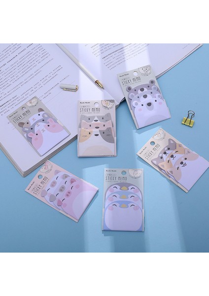 Domuz Tarzı 45 Sheetsset Kawaii Not Defteri Penguen Totoro Domuz Ayı Kedi Öğrenciler Okul Kırtasiye Ofis Malzemeleri Bloknot Yapışkan Notlar (Yurt Dışından) modelleri