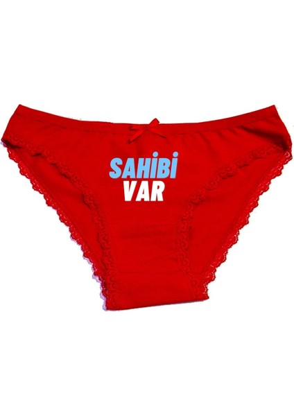 Sahibi Var Yazılı Baskılı Kadın Külot